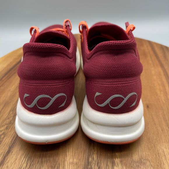 Saysh The Truth Of Hers Shoes Womens 8.5 Red Running Comfort Walking Gym Sneaker - Picture 4 of 8